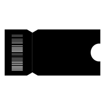 Promotion ticket with barcode vector