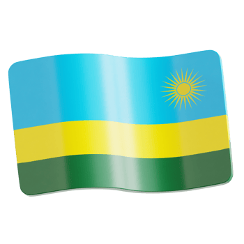 Rwanda 3D Ilustration png