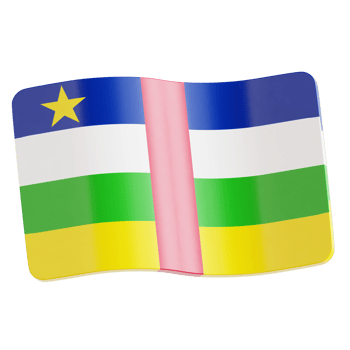 Central African Republic 3D Ilustration png