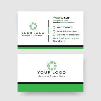 Business Card Design vector