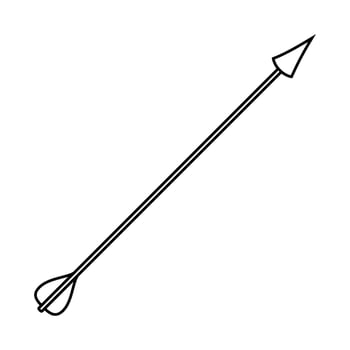Arrow icon. illustration. Isolated on white background. vector