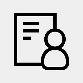 Address Book Directory Icon vector