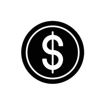 Currency Symbol Icon a representation of financial transactions in global economics markets and trading systems vector