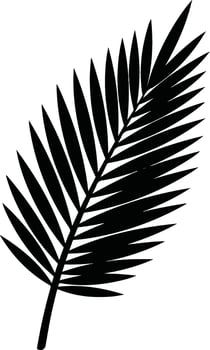 Palm leaf clip art vector