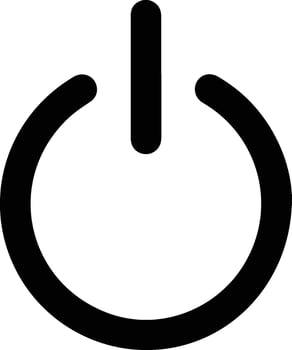Power Button Icon On Off Switch Symbol. vector
