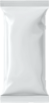 Minimalist White Packaging for Snack or Food Product Presentation png