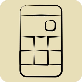 Icon Social Network. related to Media symbol. hand drawn style. design editable vector