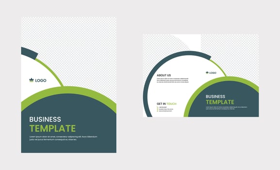 Bifold brochure design template, corporate brochure, business brochure template. A4 cover design template for bifold brochure, flyer, cover design, brochure cover vector