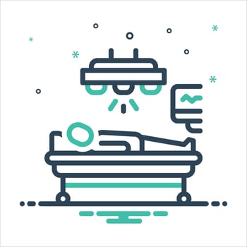 Mix icon medical-procedure vector