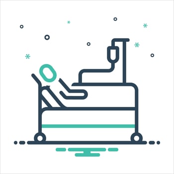 Mix icon sufferer vector