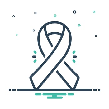 Mix icon cervical vector