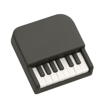 3D Matte Piano Icon png