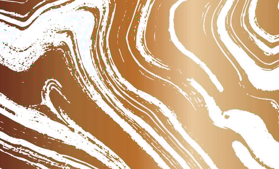 a brown and white marble background with a gold paint vector