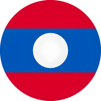 Laos flag emblem symbol of Southeast Asian nation vibrant patriotic representation for publications and design png