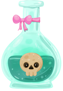 ghost poison bottle png