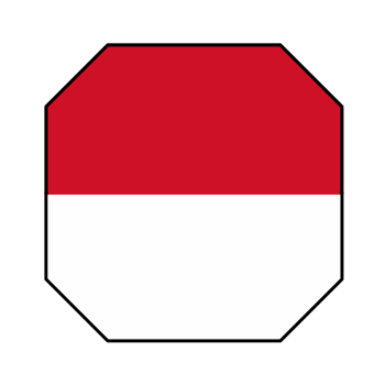 Monaco flag Octagon png