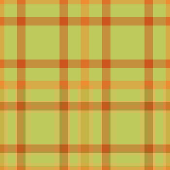 Display texture check plaid, poncho background pattern . Styling fabric textile tartan seamless in amber and lime colors. vector