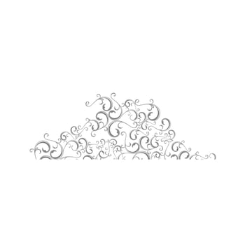 Ornamental Corner Swirl Design vector