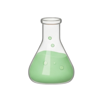 Flask with Green Liquid png