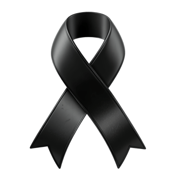 A black ribbon png