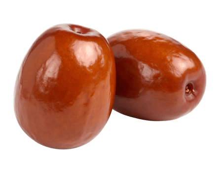 Jujube fruit isolated on transparent background png