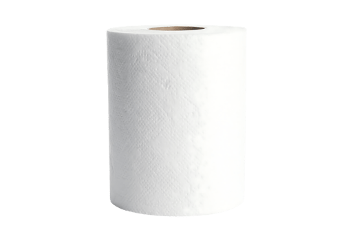 Toilet paper roll isolated on transparent background png