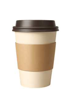 Coffee cup isolated on transparent background png