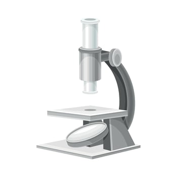 Illustration of a microscope vector