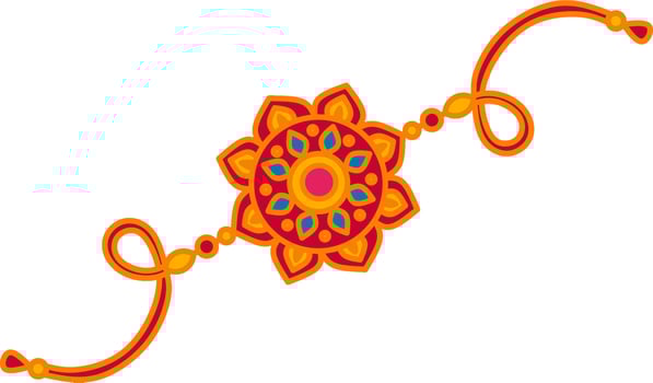 Beautiful Rakhi Threads vector