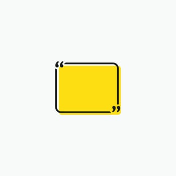 Modern quote box set in a minimalist linear style. Perfect for social media, presentations, and websites. Features various shapes like squares, circles, and speech bubbles with quotation marks vector