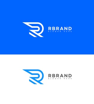 Modern Letter R Logo Branding Design Template vector