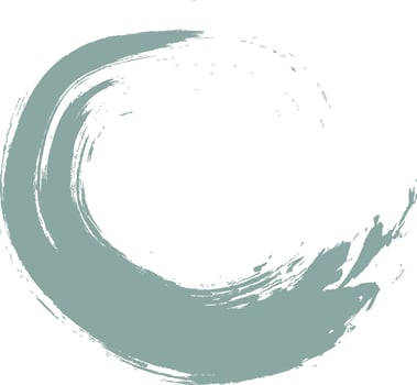 Circle Ink Brush Stroke vector