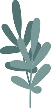 Floral Branches Icon vector