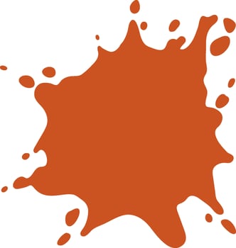 Paint Splash Icon Flat Illustration Icon vector