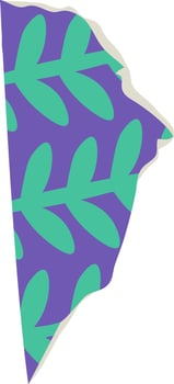 Drawn Paper Cut Piece vector