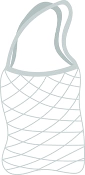 Mesh Bag Eco Icon vector
