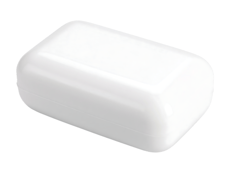 White soap bar isolated on transparent background png