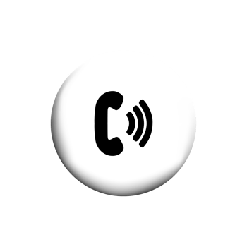 A white button with a phone icon on it png