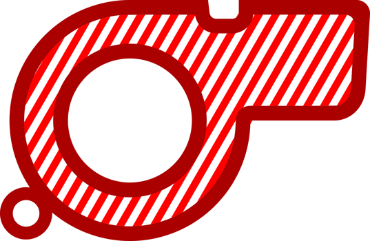 Red line whistle png