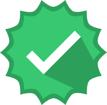 Green check mark label png