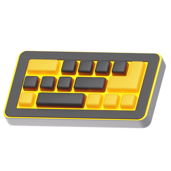 3D Render 3D Illustration, icon Keyboard png