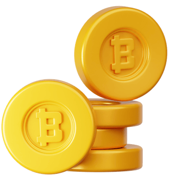 3D Render Bitcoin Coins 3D Render png