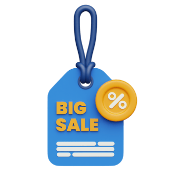 3D Render 3D Illustration, icon Big Sale png