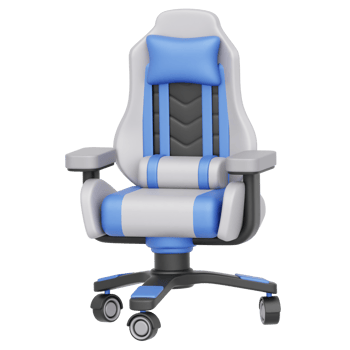 3D Render 3D Illustration, icon gaming chair png