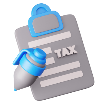 3D Render 3D Tax Security Lock Icon png