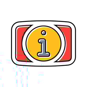 includes instruction color icon product vector