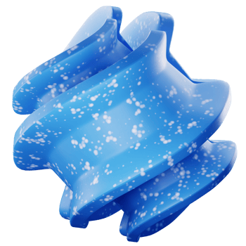 Blue Abstract shape png