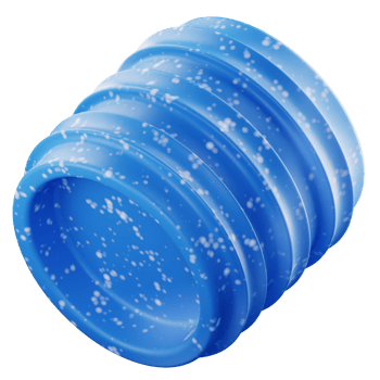 3D Render Blue Swirl Sphere Icon png