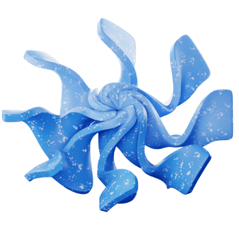 3D Render BlueElement Graphic png