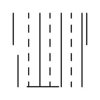 road markings highway line icon constituent vector